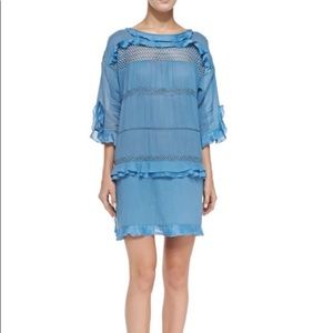 Isabel Marant etoile cassy mesh- inset dress